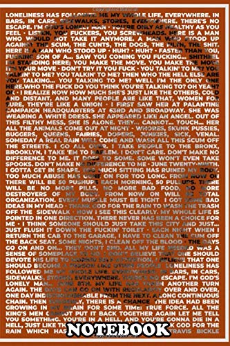 Notebook: Famous Quotes From Awesome Movies In Typography Form , Journal for Writing, College Ruled Size 6" x 9", 110 Pages Books