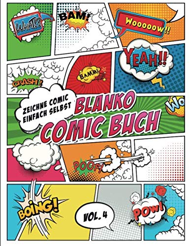 Blanko Comic Buch Zeichne Comic Einfach Selbst: Comicheft mit Leeren Rastern und Sprechblasen - tolles Geschenk für Kinder und Erwachsene, um Kreativität zu Verbessern book