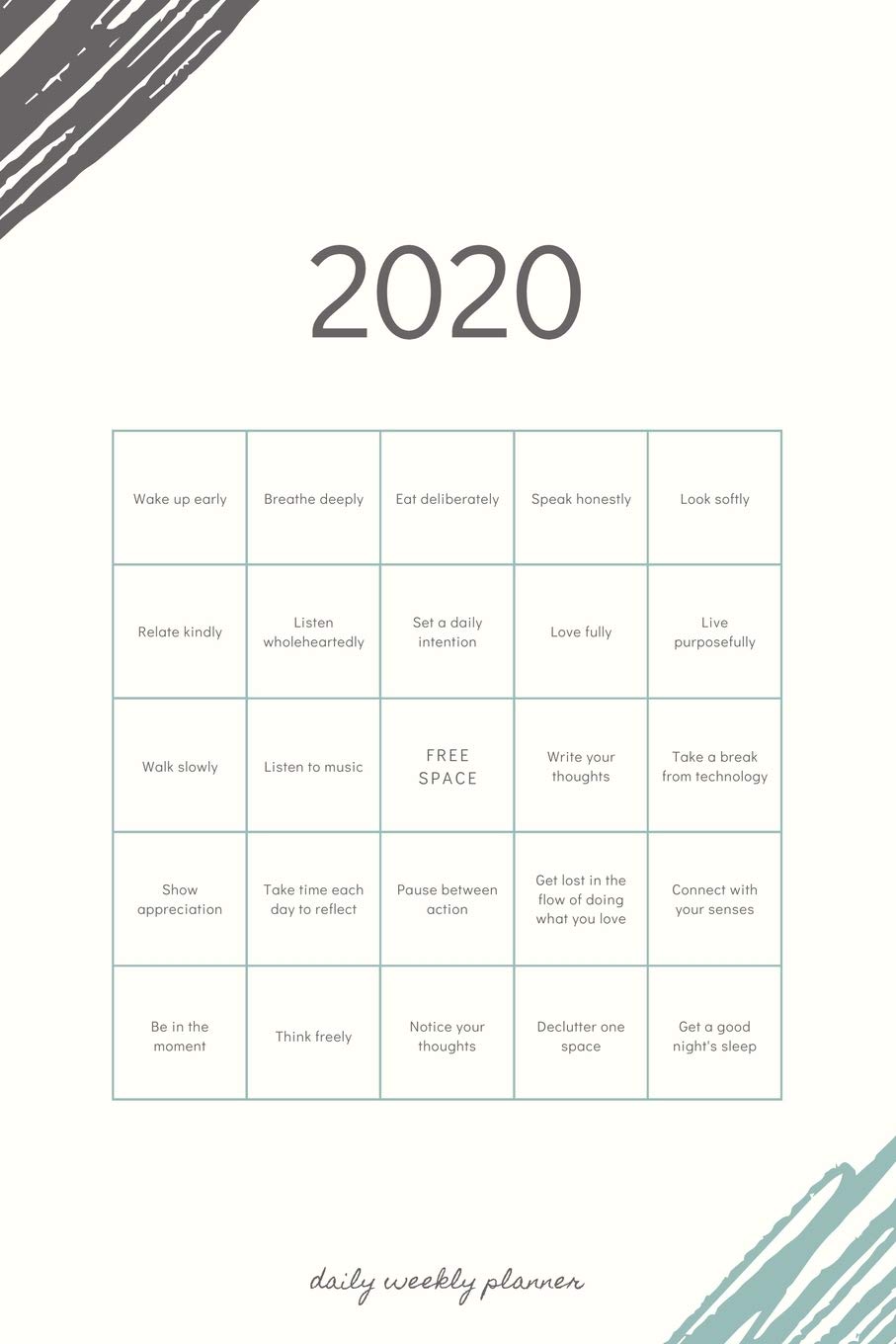 2020 Daily Weekly Planner: 6x9 | 52 weeks | calendar | daily, weekly & monthly planner book