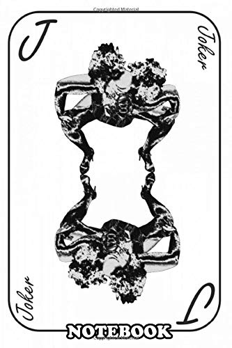 Notebook: Photo Edit Inspired By Pennywise Joker Playcard Graphic , Journal for Writing, College Ruled Size 6" x 9", 110 Pages Books