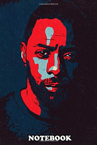 Notebook: Idris Elba Artwork , Journal for Writing, College Ruled Size 6" x 9", 110 Pages Books