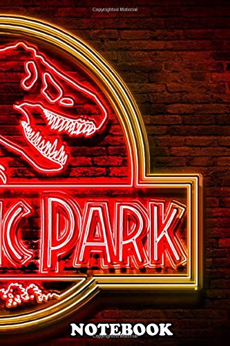 Notebook: Jurassic Park , Journal for Writing, College Ruled Size 6" x 9", 110 Pages Books