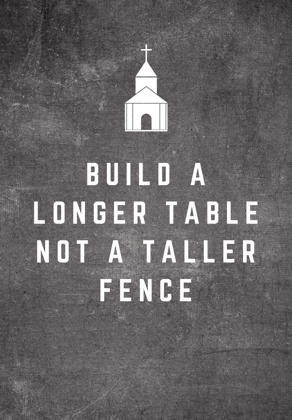 Build A Longer Table Not A Taller Fence: Sunday Sermon Note Taking & Gratitude Prayer Journal Notebook: Great Funny Gift For Christian, Catholic, ... Ones (Sermon & Gratitude Notebook, Band 5) Religion & Esotericism