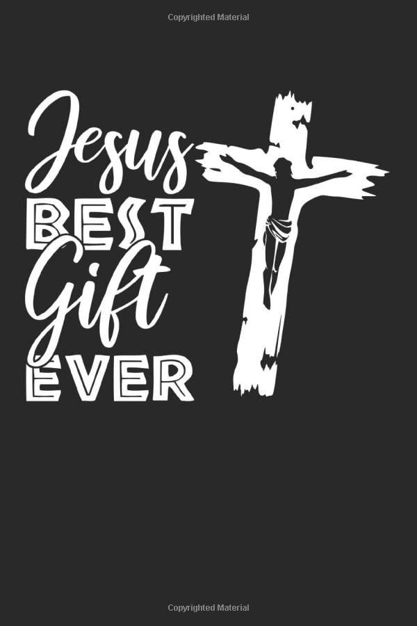 Christmas notebook. Jesus Best Gift Ever: 6 x 9 Music Sheet. 120 pages. Notebook Sketchbook Journal Books