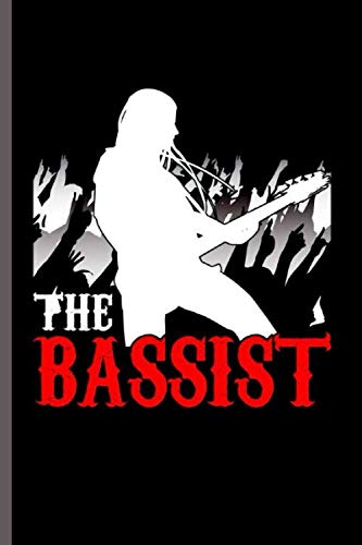 The Bassist: Cool Animated Bass Player Design Notebook Composition Book Novelty Write In Ideas Blank Journal For Any Accasion Gift (6"x9") Lined Notebook to write in Contemporary literature