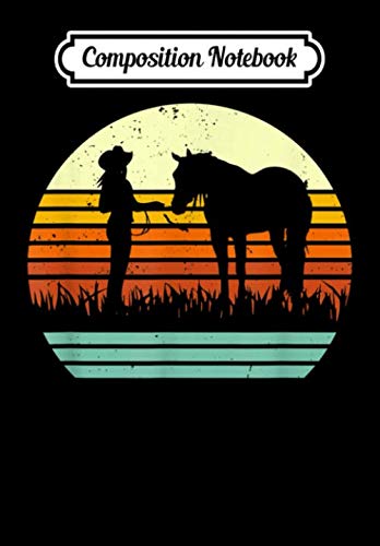 Composition Notebook: Halter Horse Horse Show Retro Style, Journal 6 x 9, 100 Page Blank Lined Paperback Journal/Notebook Contemporary literature