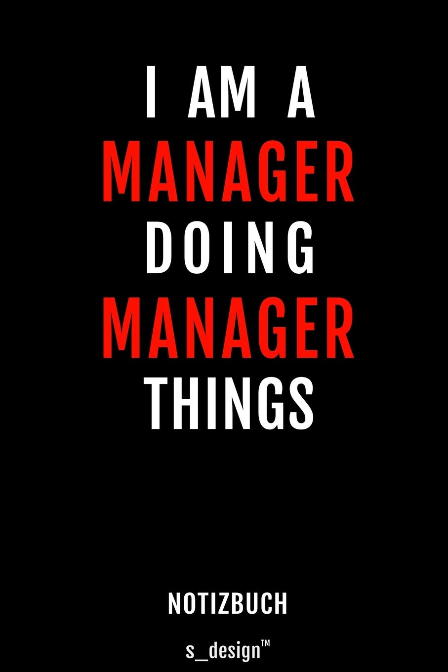 Notizbuch für Manager: Originelle Geschenk-Idee Politics & Society