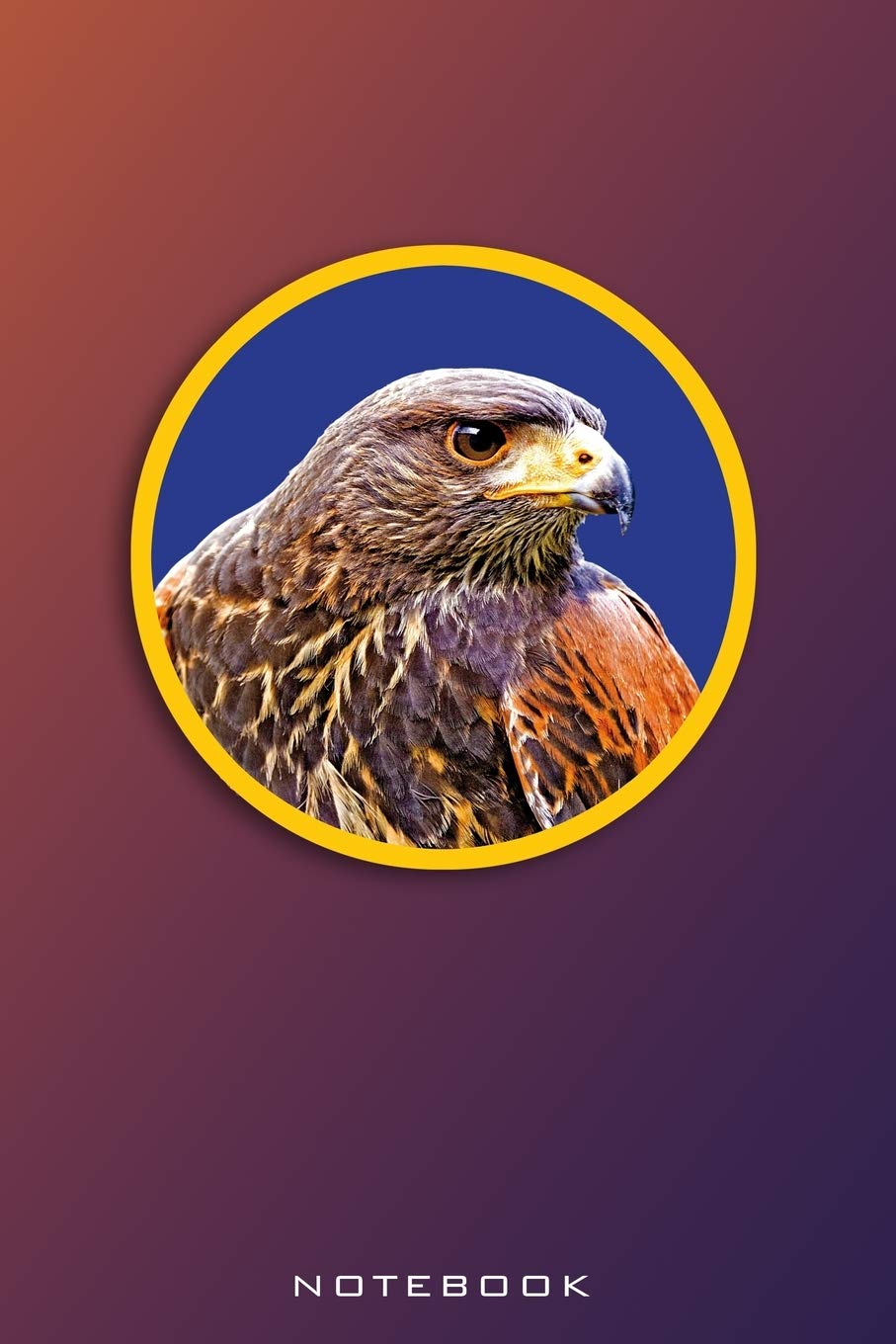 Notebook: Desert Buzzard, Harris Hawk, Buteo. Format A5, 120 pages, fine light grey lined. Daily entries, notes and journal for the falconer, Ornithologist, nature and bird friends. Mathematics