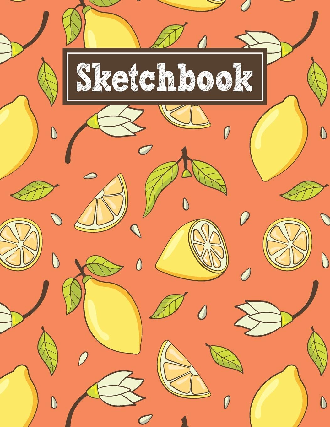 Sketchbook: 8.5 x 11 Notebook for Creative Drawing and Sketching Activities with Lemon Themed Cover Design Film, Art & Culture