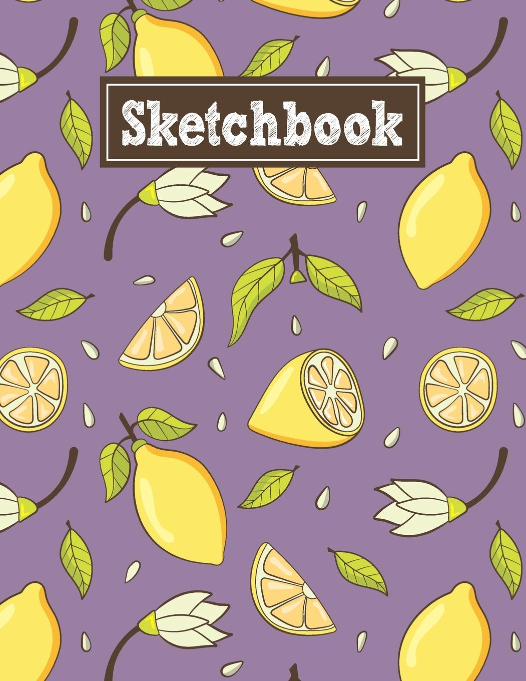 Sketchbook: 8.5 x 11 Notebook for Creative Drawing and Sketching Activities with Lemon Themed Cover Design Film, Art & Culture