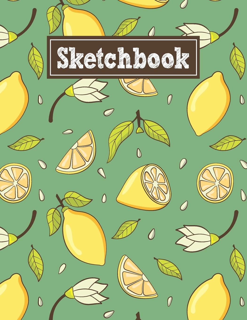Sketchbook: 8.5 x 11 Notebook for Creative Drawing and Sketching Activities with Lemon Themed Cover Design Film, Art & Culture