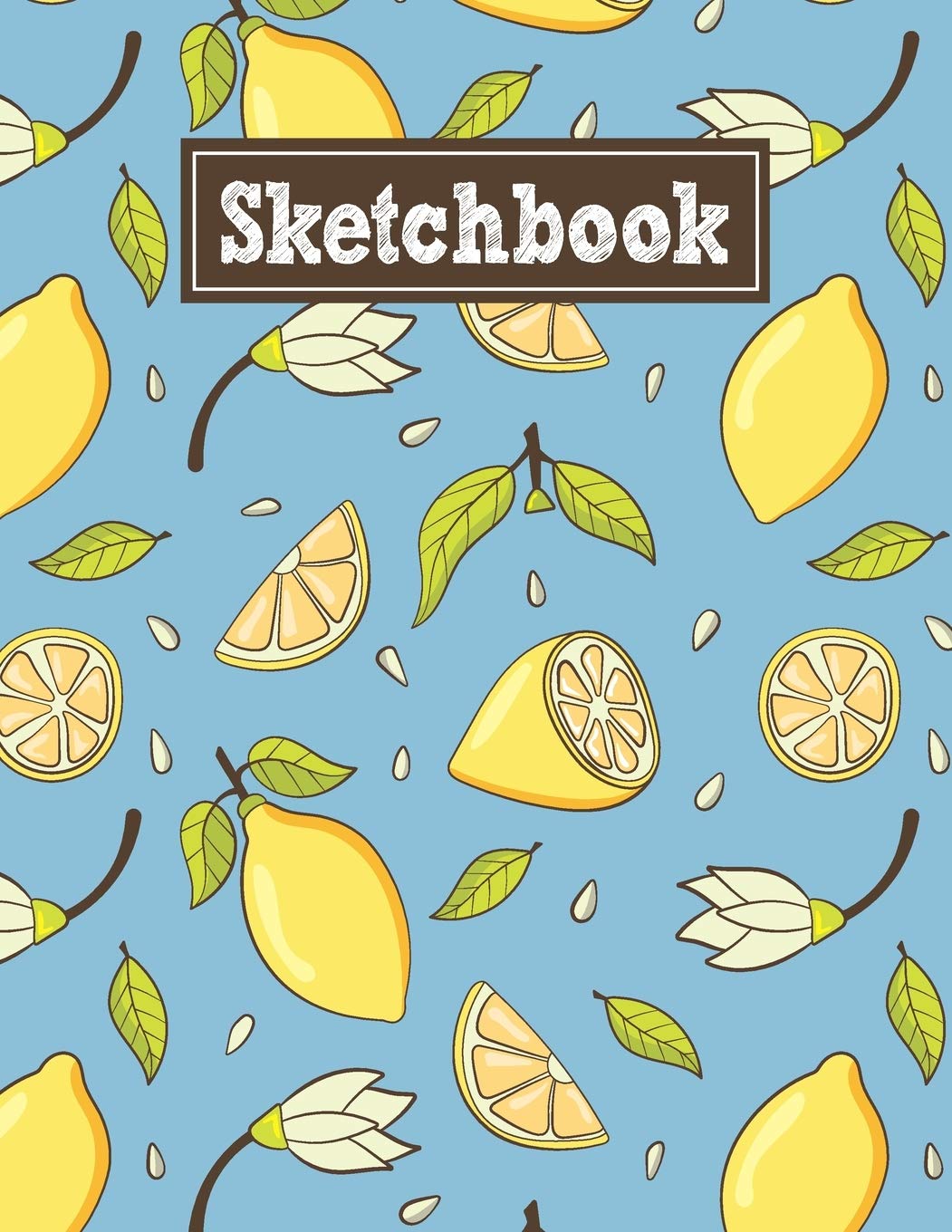 Sketchbook: 8.5 x 11 Notebook for Creative Drawing and Sketching Activities with Lemon Themed Cover Design Film, Art & Culture