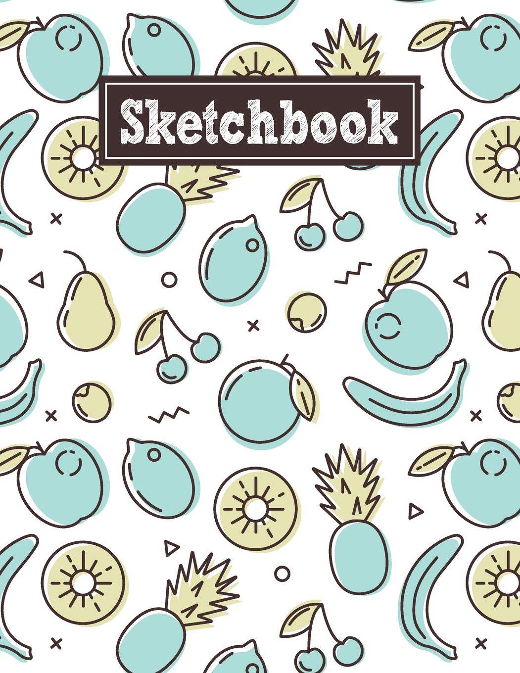 Sketchbook: 8.5 x 11 Notebook for Creative Drawing and Sketching Activities with Fruits Themed Cover Design Film, Art & Culture