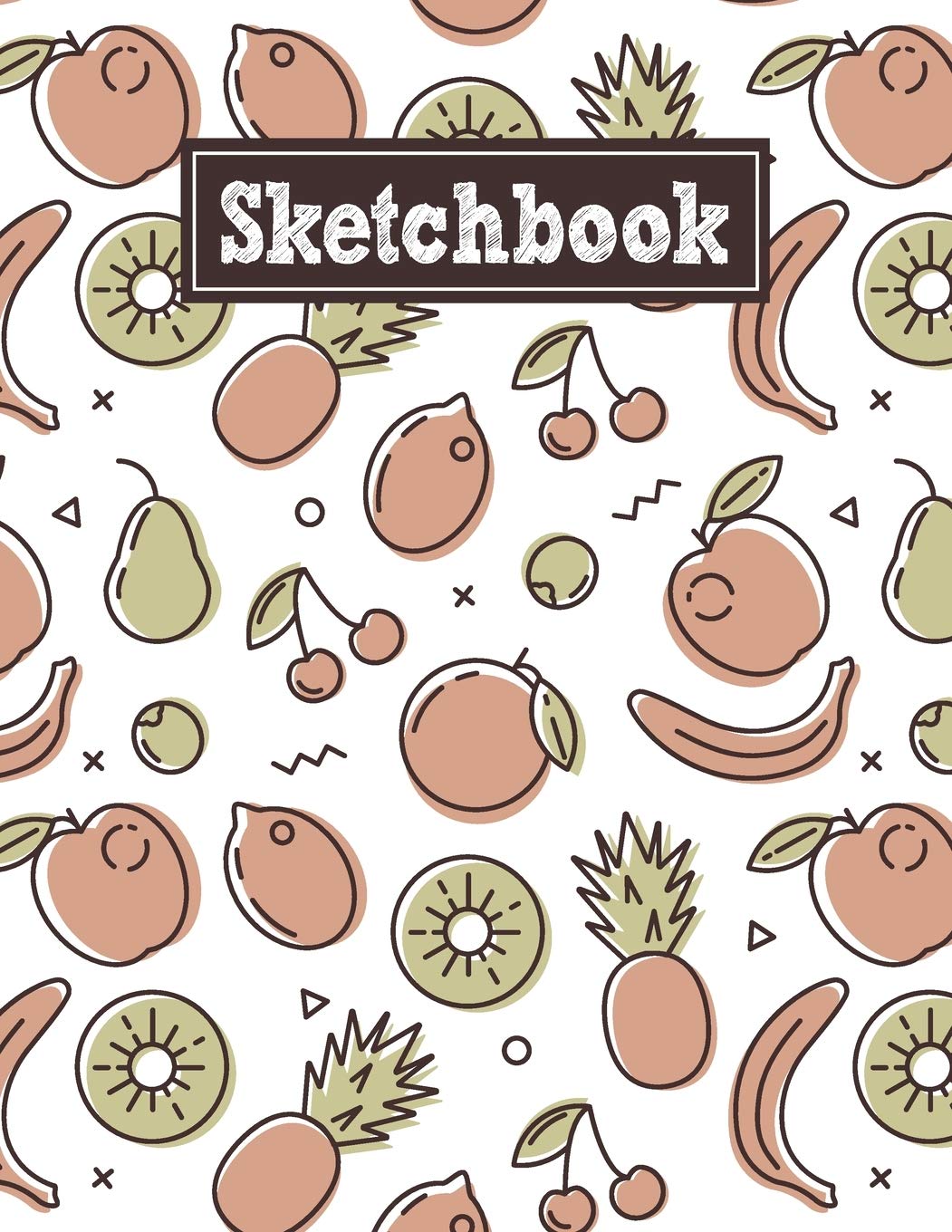 Sketchbook: 8.5 x 11 Notebook for Creative Drawing and Sketching Activities with Fruits Themed Cover Design Film, Art & Culture