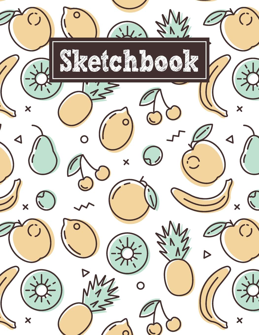 Sketchbook: 8.5 x 11 Notebook for Creative Drawing and Sketching Activities with Fruits Themed Cover Design Film, Art & Culture