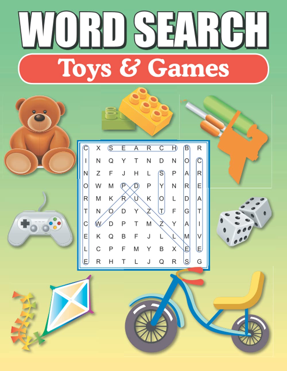 Word Search Toys & Games: Large Print Word Find Puzzles For Kids And Adults Leisure & Fun