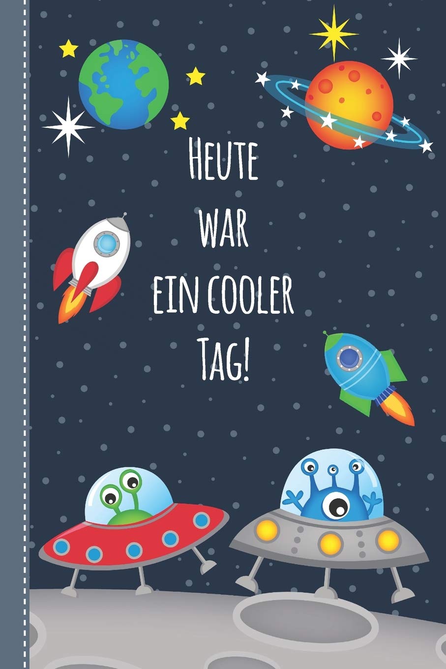 Achtsamkeit für Kinder - meine Gefühle wahrnehmen und den achtsamen Umgang mit mir selbst lernen: Achtsamkeitstagebuch und Ausfüllbuch für einen ... - Geschenkbuch für Jungen Raumfahrt blau Non-fiction