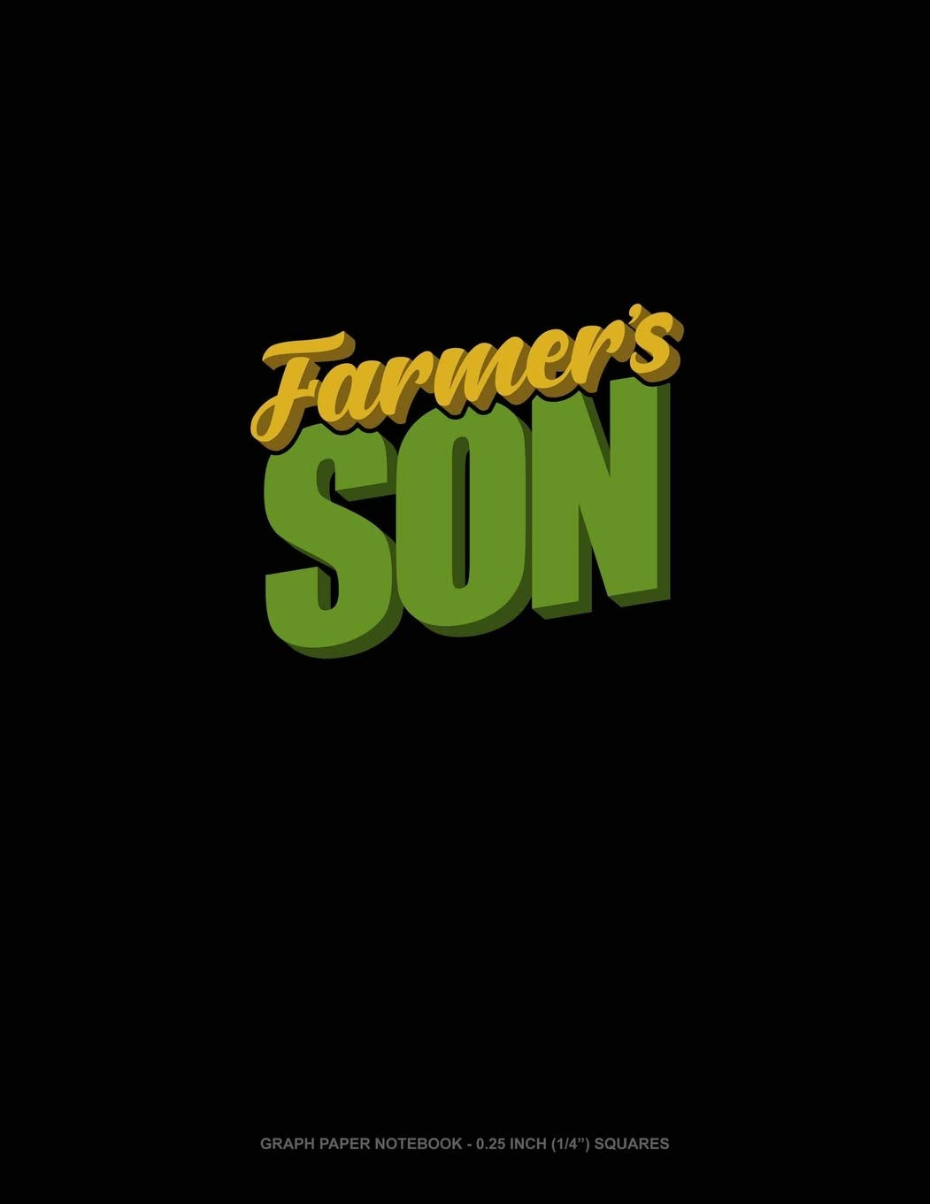 Farmer's Son: Graph Paper Notebook - 0.25 Inch (1/4") Squares Essays & Short Stories