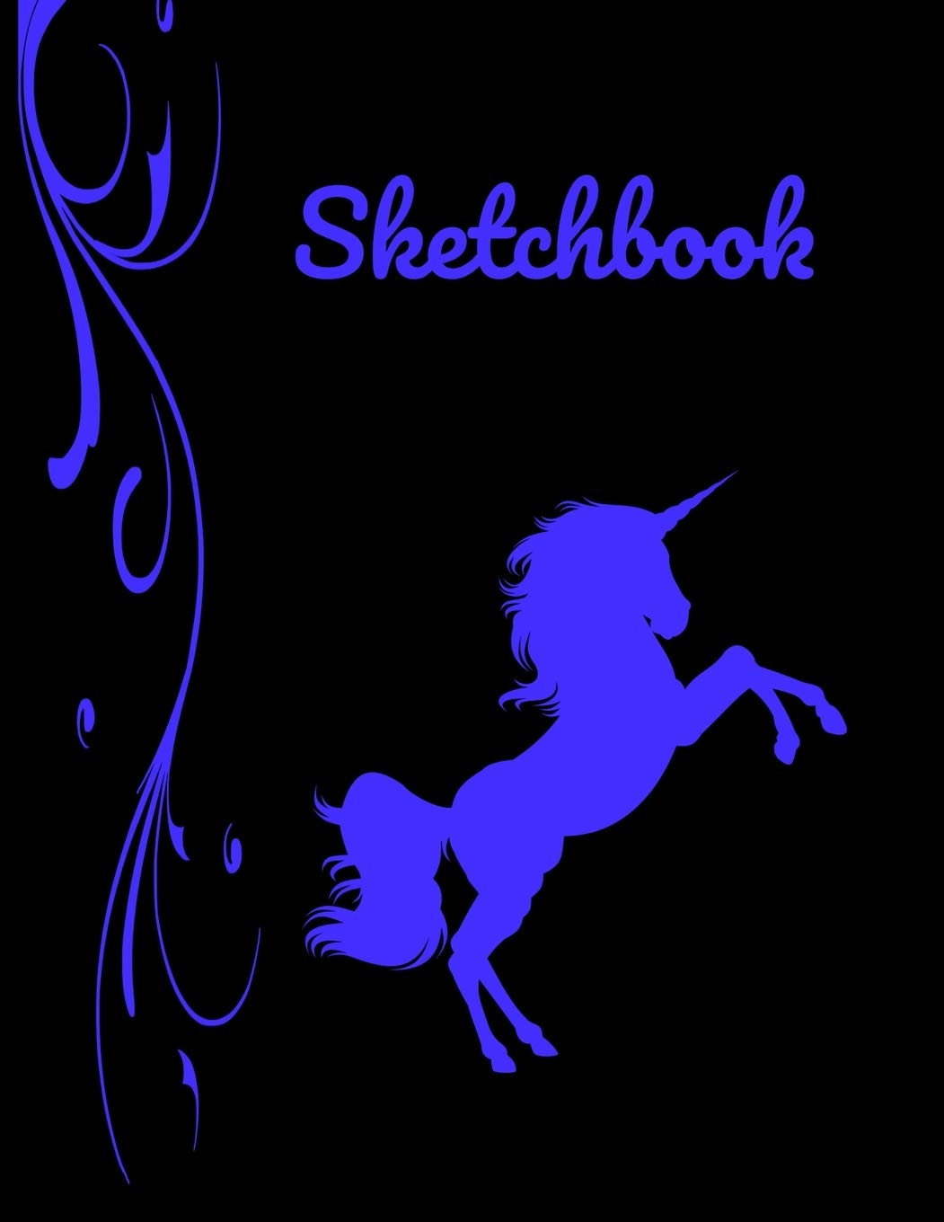 Sketchbook: Cute Unicorn Sketchbook for Kids and Adults with 110 pages of 8.5 x 11" Blank White Paper for Drawing, Doodling or Learning to Draw Film, Art & Culture
