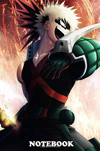 Notebook: Artwork Katsuki Bakugou , Journal for Writing, College Ruled Size 6" x 9", 110 Pages book