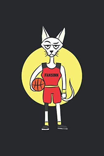 Basketball Cat Notebook: Graph Paper Journal 6x9 - 120 Pages Books