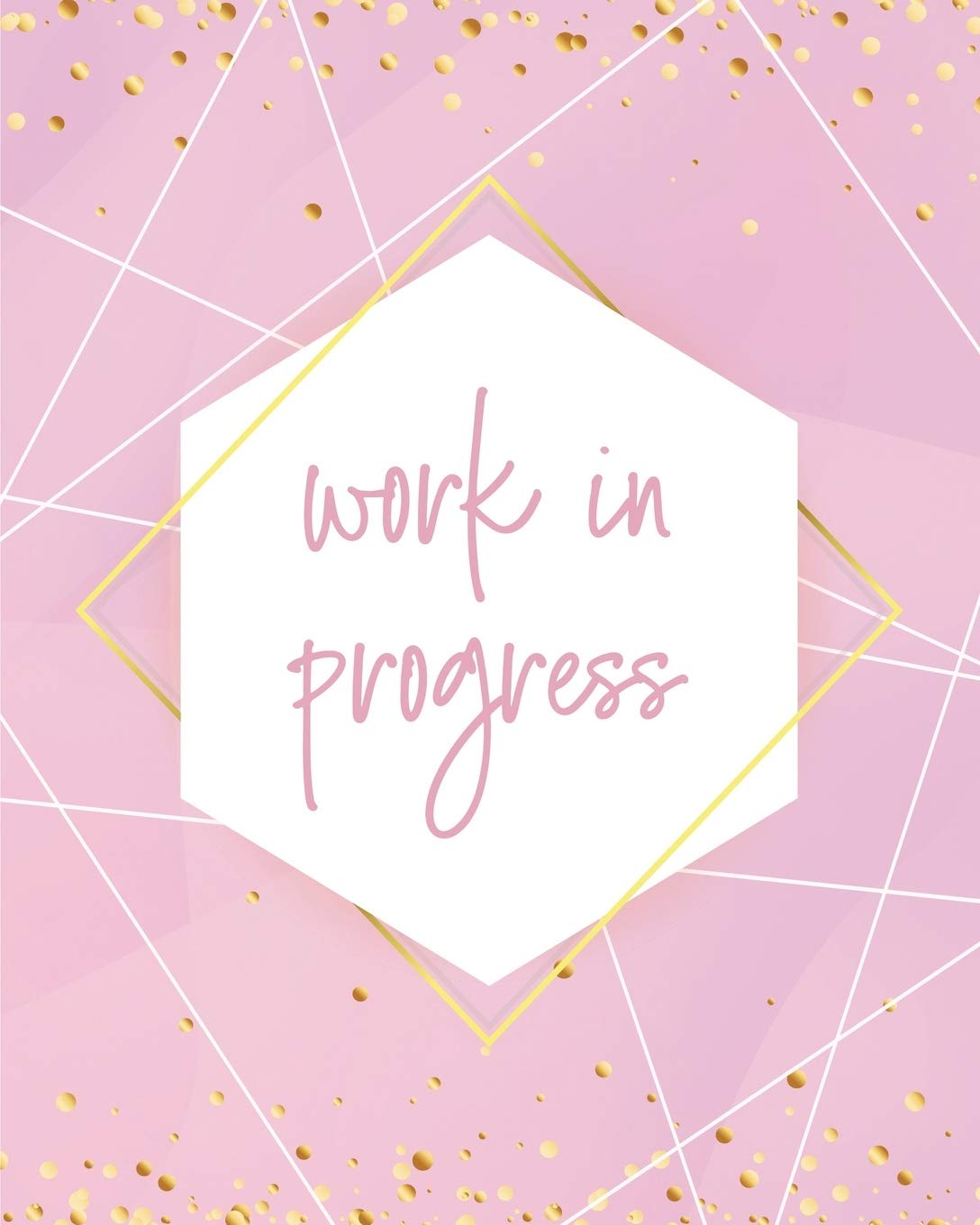 WORK IN PROGRESS NOTEBOOK: Lined Journal - 150 Pages - 8x10 inch (ABSTRACT WAVE INSPO JOURNALS, Band 23) Self-help