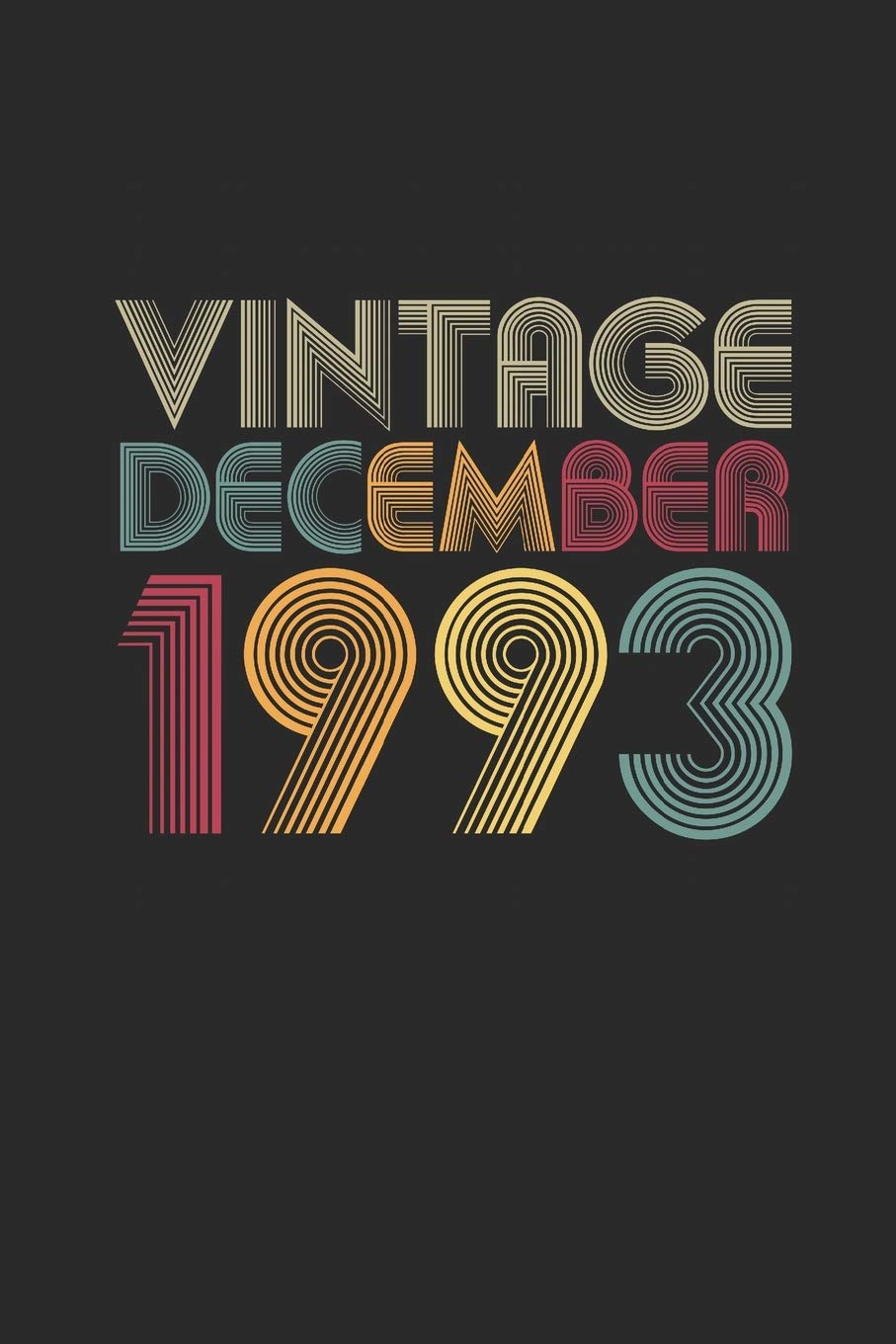 Vintage December 1993: Dotted Bullet Notebook – 26 years old Birthday Gift or 26th Anniversary Gift Idea Essays & Short Stories