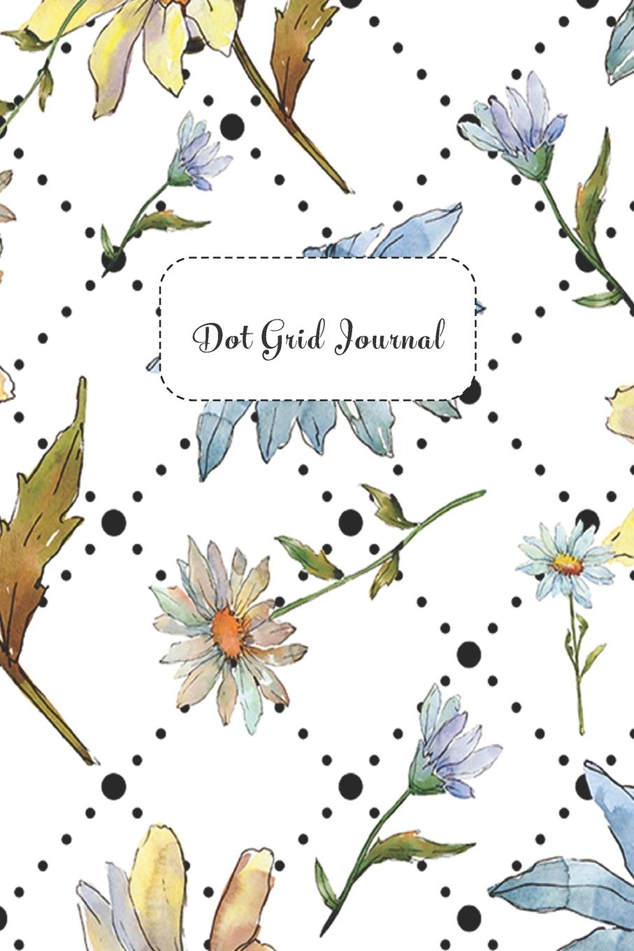 Dot Grid Journal: Watercolor Flower Trellis Books