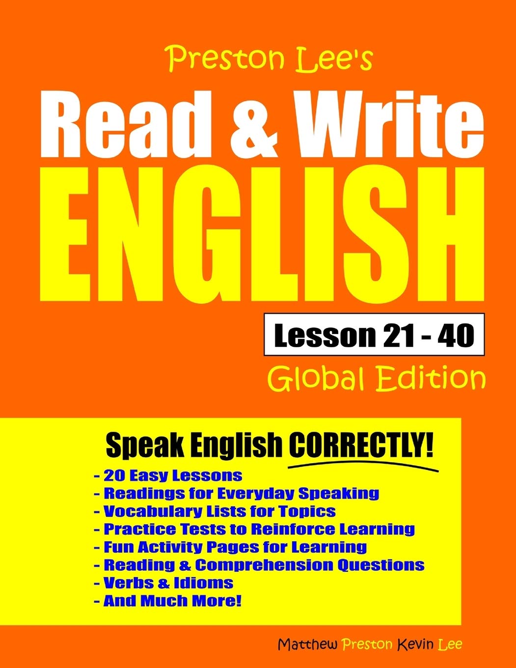 Preston Lee's Read & Write English Lesson 21 - 40 Global Edition (Preston Lee's English Global Edition) Foreign Languages ​​& Dictionaries