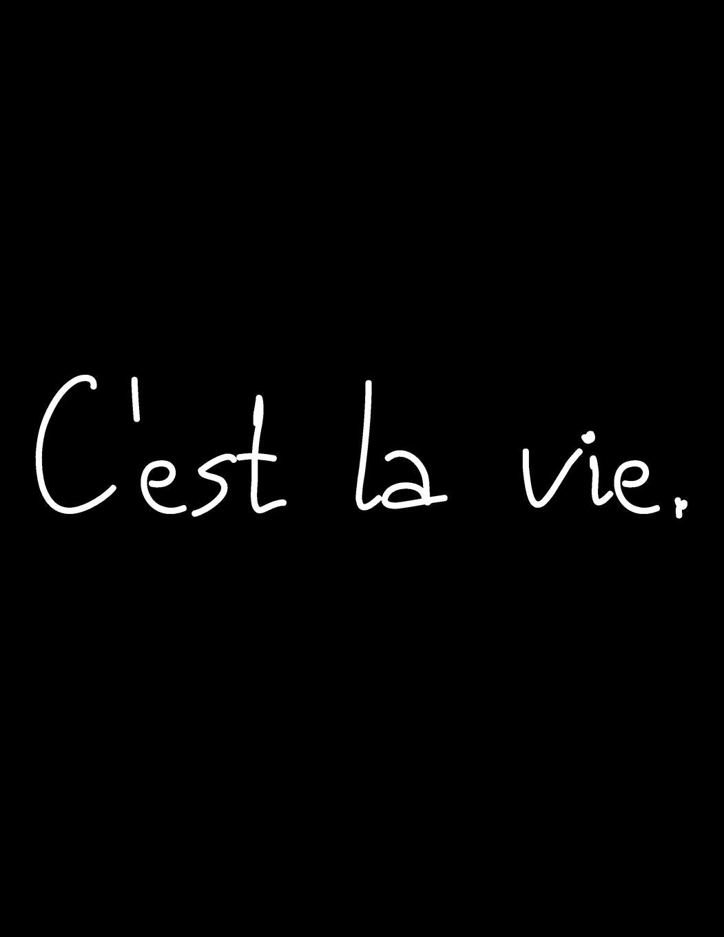 C'est la vie: Blank Lined Notebook Journal, 100 pages to Write In, French Journal, High Quality Soft Cover and Paper, Large (8.5 x 11 in) A4, Gift Idea for Men, Women, French Lover… Made In USA book