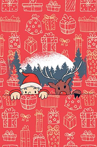 Lustiges Süßes Weihnachts - Notizbuch Journal kariert Ca. A5 FORMAT - Notizblock für Schule und Arbeit. Weihnachtsgeschenk Thema ,Kinder Kids: ... oder Nikolaus als süßes Gesche Non-fiction
