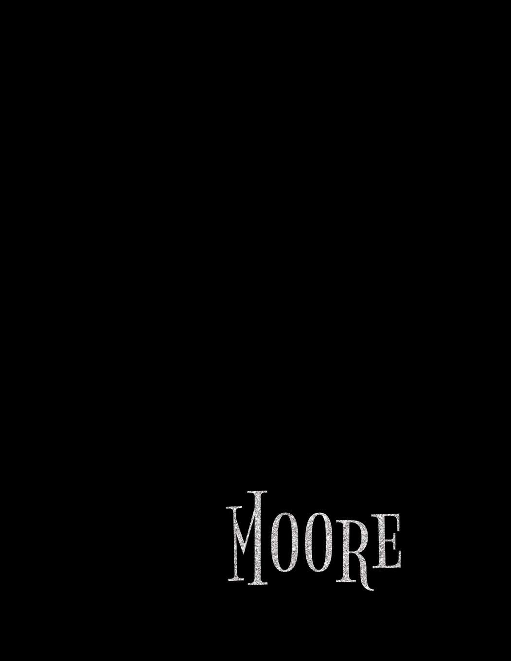 Moore Entrepreneur Personalized Minimalist Grid Premium Notebook | 8.5x11 100 grid pages| Matte Moore Personalized Matte Cover with sturdy white pages notebook book