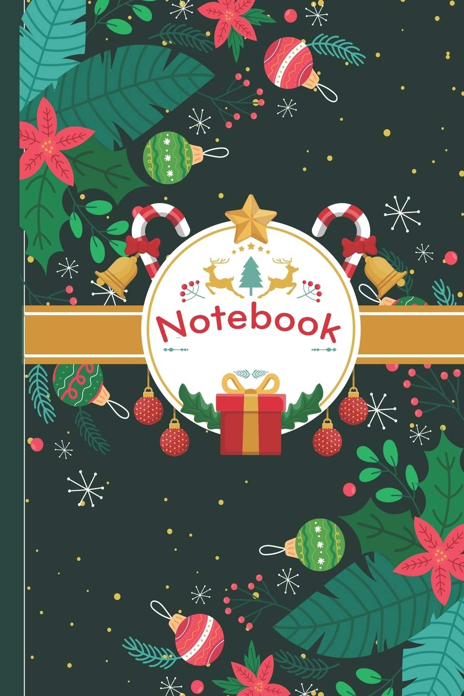 Christmas Notebook: Ruled Notebook Lined School Journal | 120 Pages | 6 x 9" | Christmas notebook (Composition Books) | Christmas gift Learning & Reference
