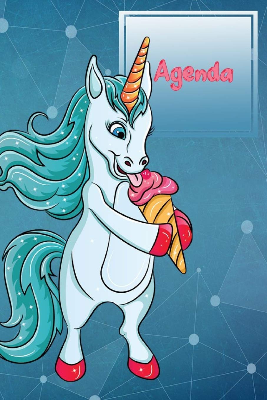 Agenda Semainier Universel « Licorne »: Agenda perpétuel et prise de notes avec couverture et intérieur « Licorne » N°7 - 56 semaines avec des pages ... découvrir (format A5 - 15 x 23 cm – 6” x 9”) book