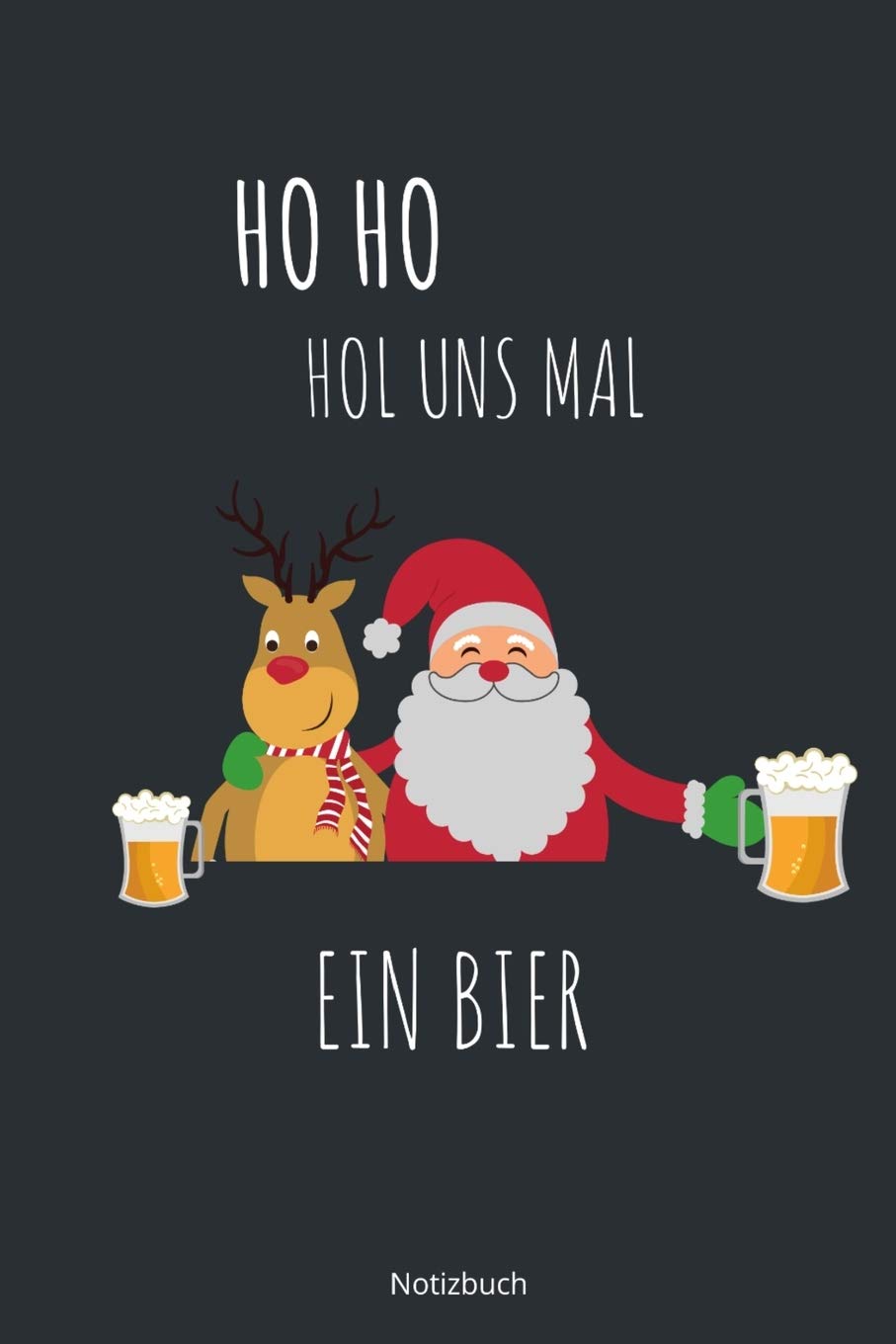 HO HO Hol uns mal ein Bier Notizbuch: karriertes Notizbuch A5 mit Spruch - 110 Seiten | Lustiger Spruch zu Weihnachten oder Nikolaus Bier | Geschenk ... Weihnachtswünsche Adventszeit Geburtstag Parents & Children