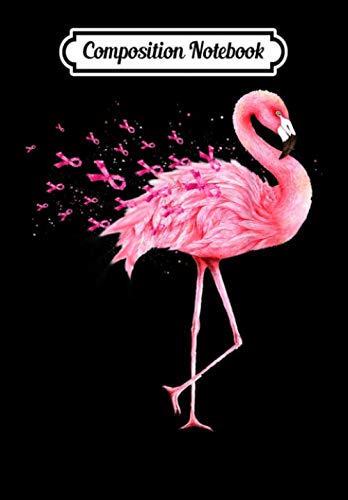 Composition Notebook: Cute Flamingo Pink Ribbon Breast Cancer Awareness, Journal 6 x 9, 100 Page Blank Lined Paperback Journal/Notebook Contemporary literature