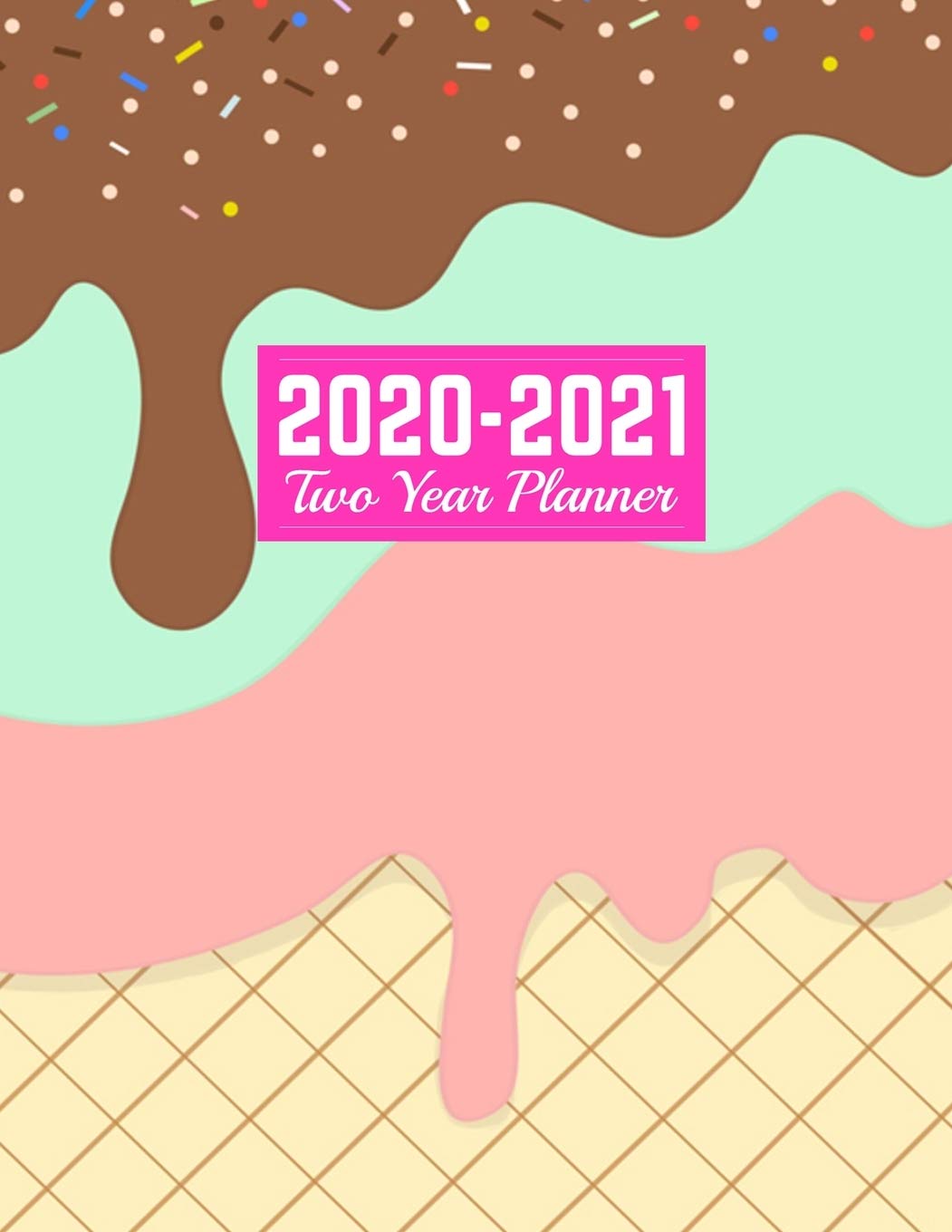 2020-2021 Two Year Planner: Nifty January 1, 2020 to December 31, 2021 | Weekly & Monthly View Planner, Organizer & Diary | Art Cover 00023189 Business, Finance & Career