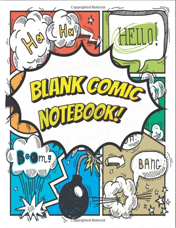 Blank Comic NoteBook: Draw Your Own Comics - 100 Pages of Fun and Unique Templates - A Large 8.5" x 11" Notebook and Sketchbook for Kids and Adults to Unleash Creativity Hobbies & Crafts