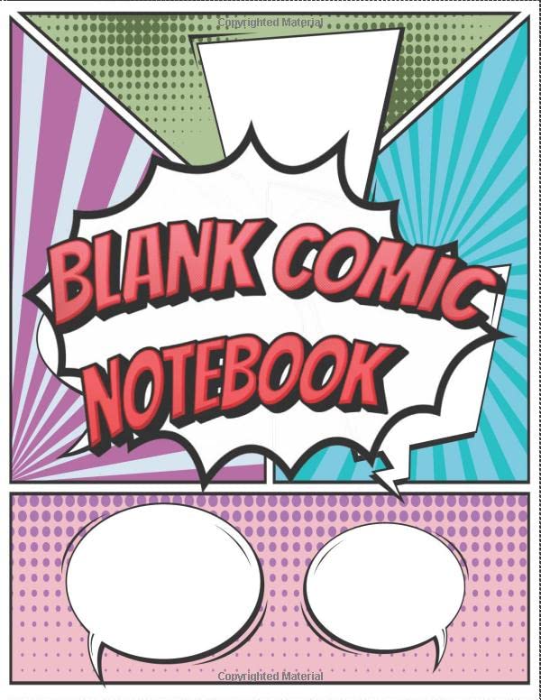 Blank Comic NoteBook: Draw Your Own Comics - 100 Pages of Fun and Unique Templates - A Large 8.5" x 11" Notebook and Sketchbook for Kids and Adults to Unleash Creativity Education & Training