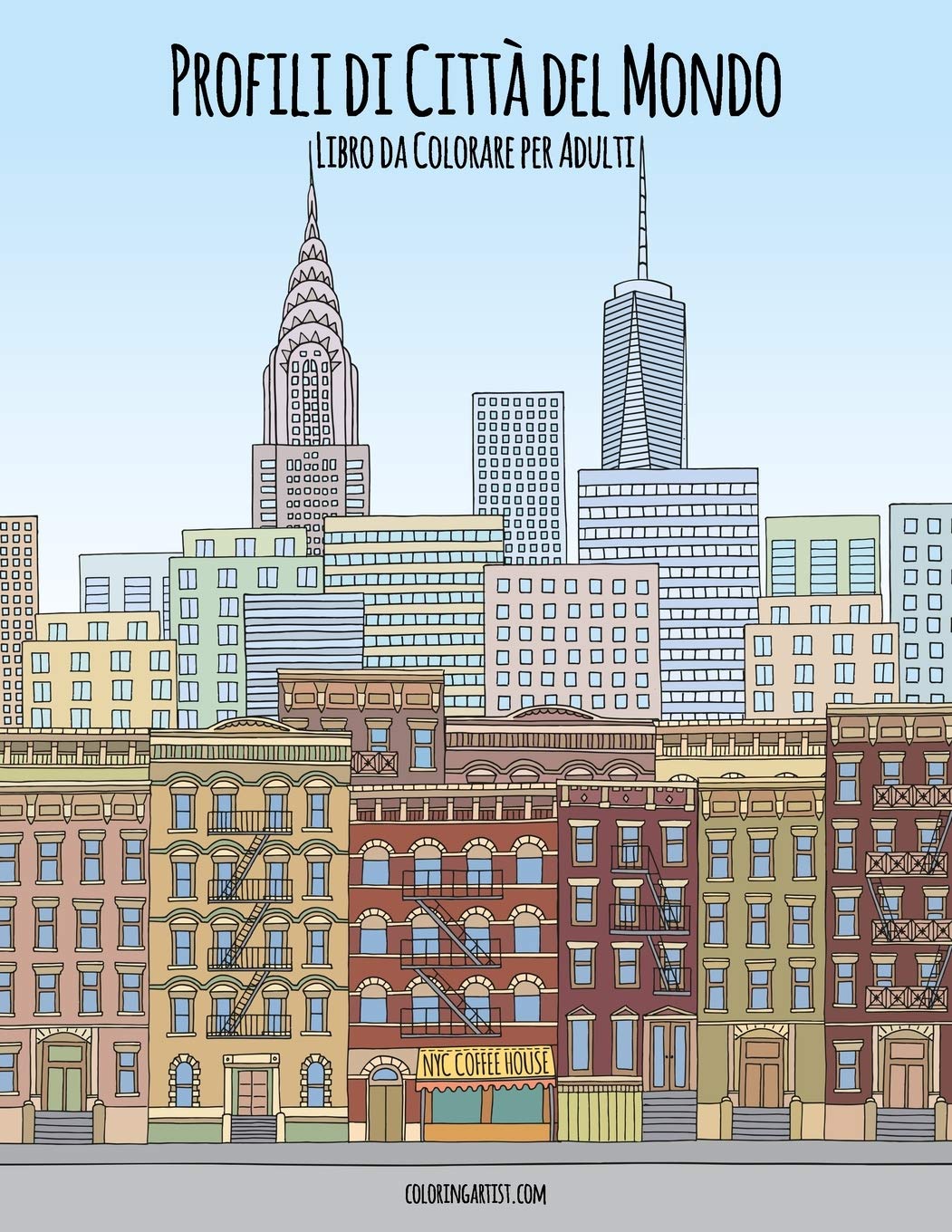 Profili di Città del Mondo Libro da Colorare per Adulti book