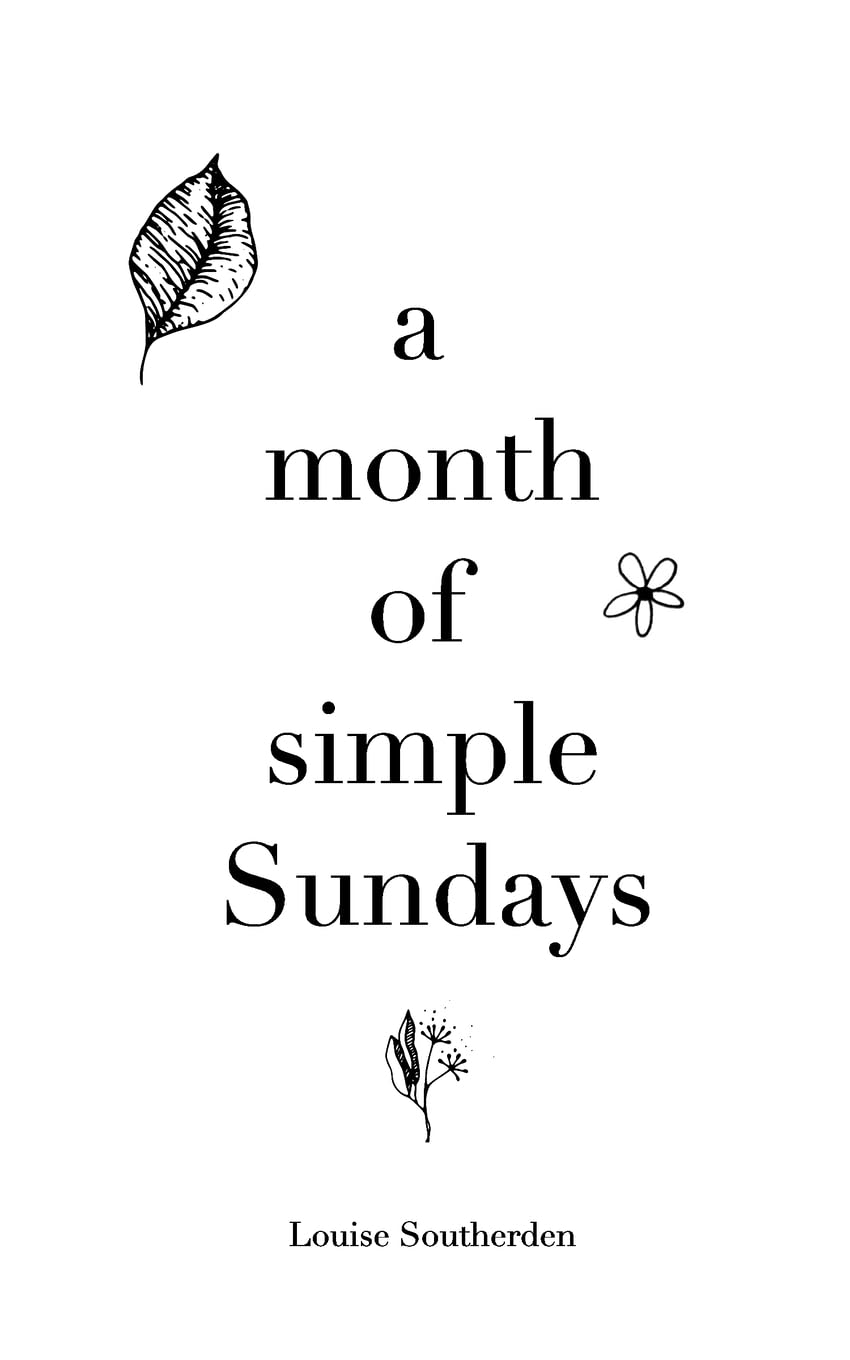 A month of simple Sundays Poetry