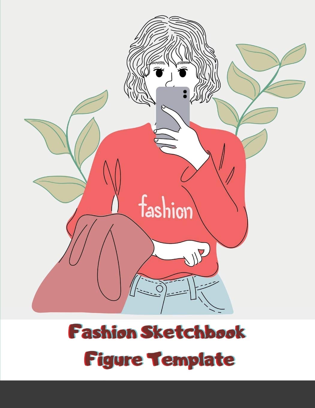 Fashion Sketchbook Figure Template: Male Croquis Front, Back & Side for Design Sketches & Illustration 200-pages 8.5x11 in Hobbies & Crafts