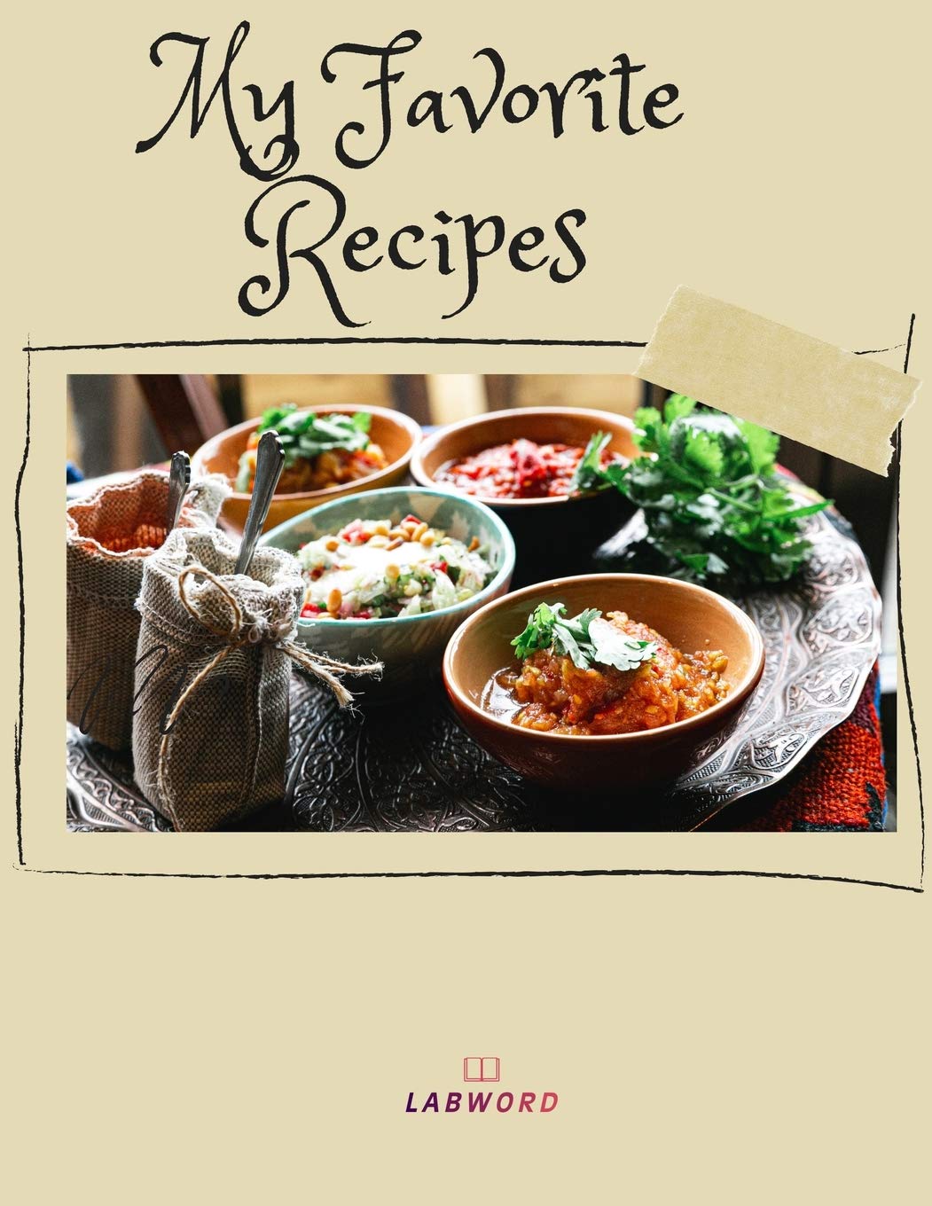 My Favorite Recipes: Recipe Notebook / Journal - 120 Recipe Pages - Letter Format Leisure, Home & Garden