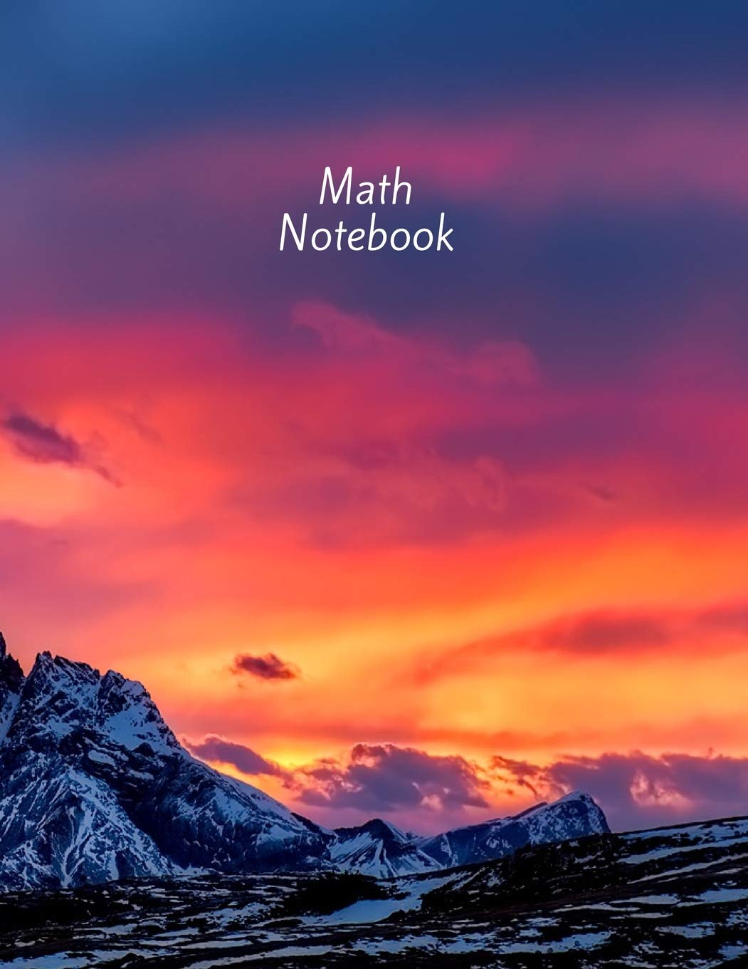 Math Notebook: 120 pages, math notebook, quad ruled workbook, 8.5 x 11 inch large soft cover journal, 4 squares per inch suited for kids and students, homeschooling Contemporary literature