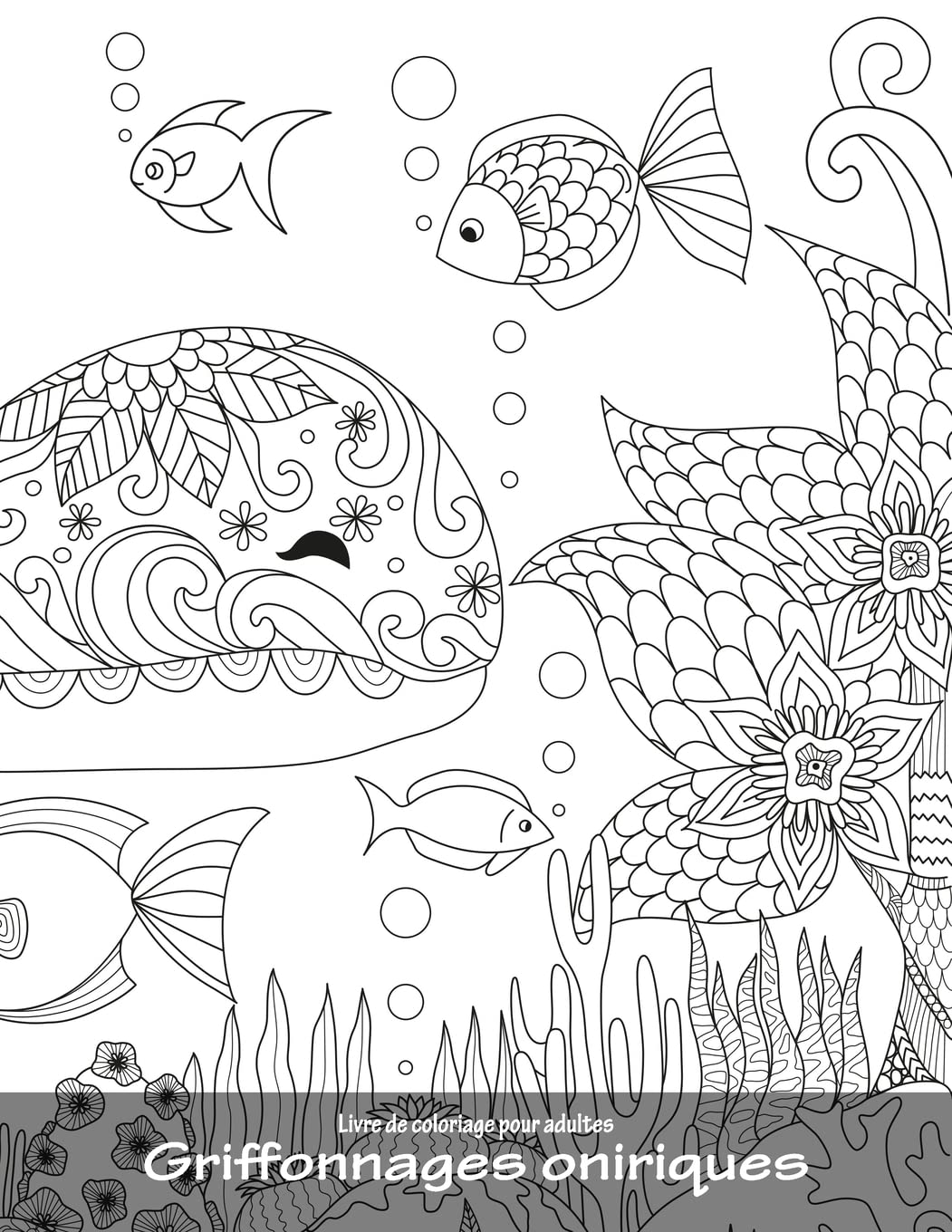 Livre de coloriage pour adultes Griffonnages oniriques 5 Film, Art & Culture