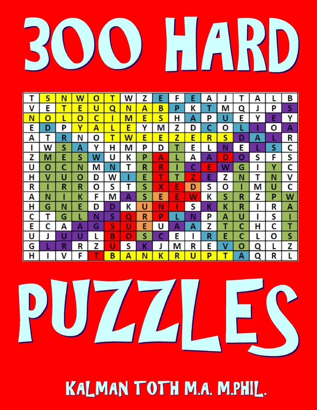 300 Hard Puzzles: Challenging Large Print Word Search Puzzles Leisure & Fun