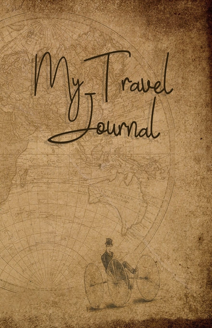 My Travel Journal: Traveler's Notebook, Small Vintage Travel Diary 5'' x 7.8' (12.5 x 20 cm) Old Map, Soft Cover (Journals & Diaries for Travelers) Books