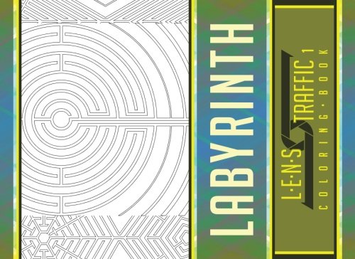 Labyrinth Coloring Book - LENS Traffic: 8.25" x 6" (20.96 x 15.24 cm) Leisure & Fun