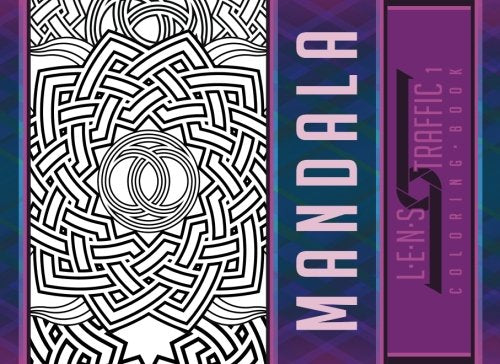 Mandala Coloring Book - LENS Traffic: 8.25" x 6" (20.96 x 15.24 cm) Religion & Esotericism