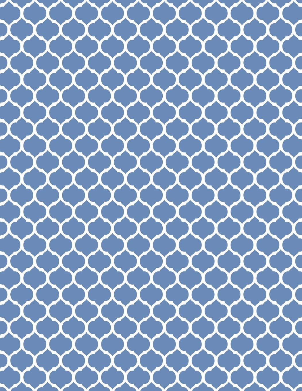 Moroccan Trellis - Blue-Gray 101 - Lined Notebook With Margins 8.5x11: 101 Pages, 8.5 x 11, College Ruled, Journal, Soft Cover Learning & Reference